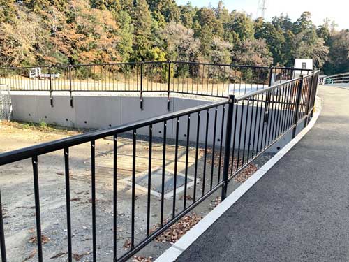 マルチボード(土留め壁)工法 PCa版 仕様一覧 施行写真 ひたちなか市　新宮田橋取付け道路
